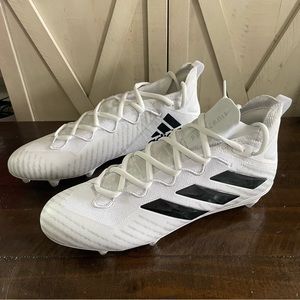 Adidas Freak Ultra 20 Primeknit Boost White Black Football Cleats Mens Size 14